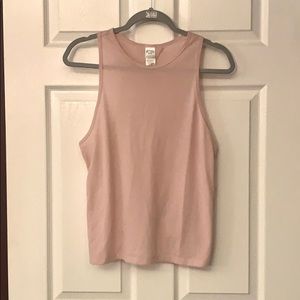 Open back tank top